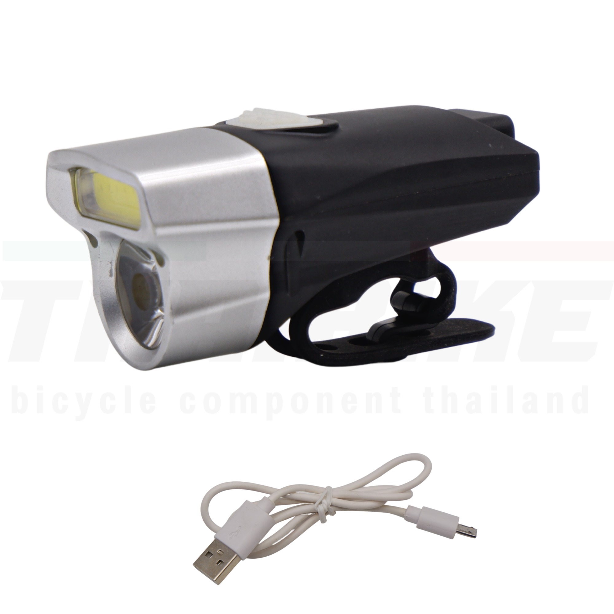 ไฟหน้าจักรยาน แบบสองหลอด แยกบังคับ DOUBLE LIGHT