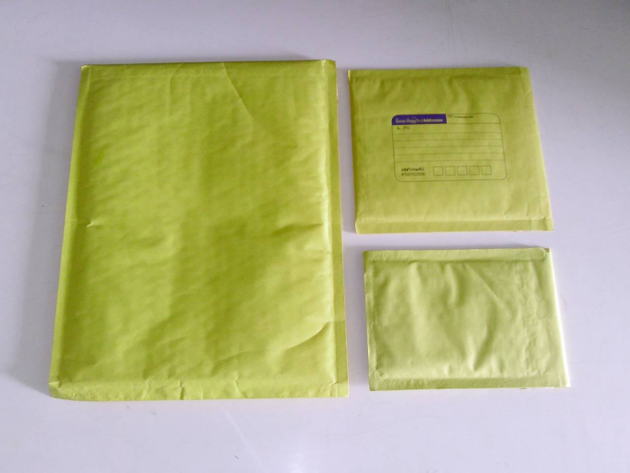 ซองเอกสารบุด้วยแอร์บับเบิ้ล