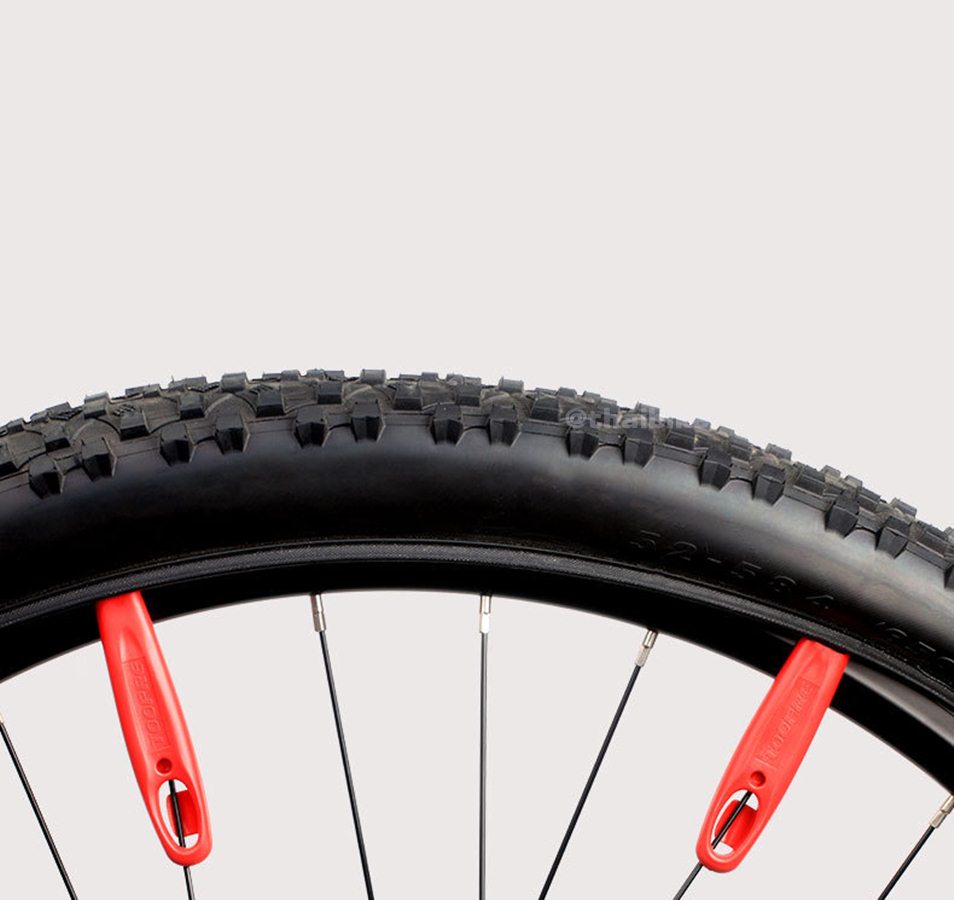 ที่งัดยางจักรยานแบบพลาสติก ชุดปะยาง TOOPRE งานดี แข็งแรง(สีแดง)