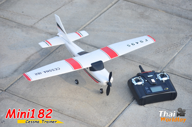 Mini182 RC Cessna (ครบชุดพร้อมบิน)