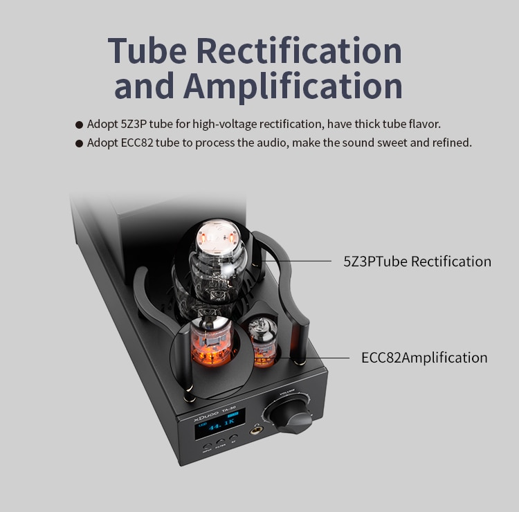 XDUOO TA-30 DAC/AMP หลอดแก้ว กำลังขับสูงสำหรับหูฟัง รองรับ Bluetooth 5.0 , PCM 32bit/768kHz