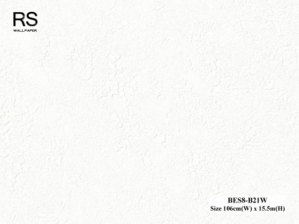 วอลเปเปอร์ลายปูนเปลือยคอนกรีต สีขาว BES8-B21W