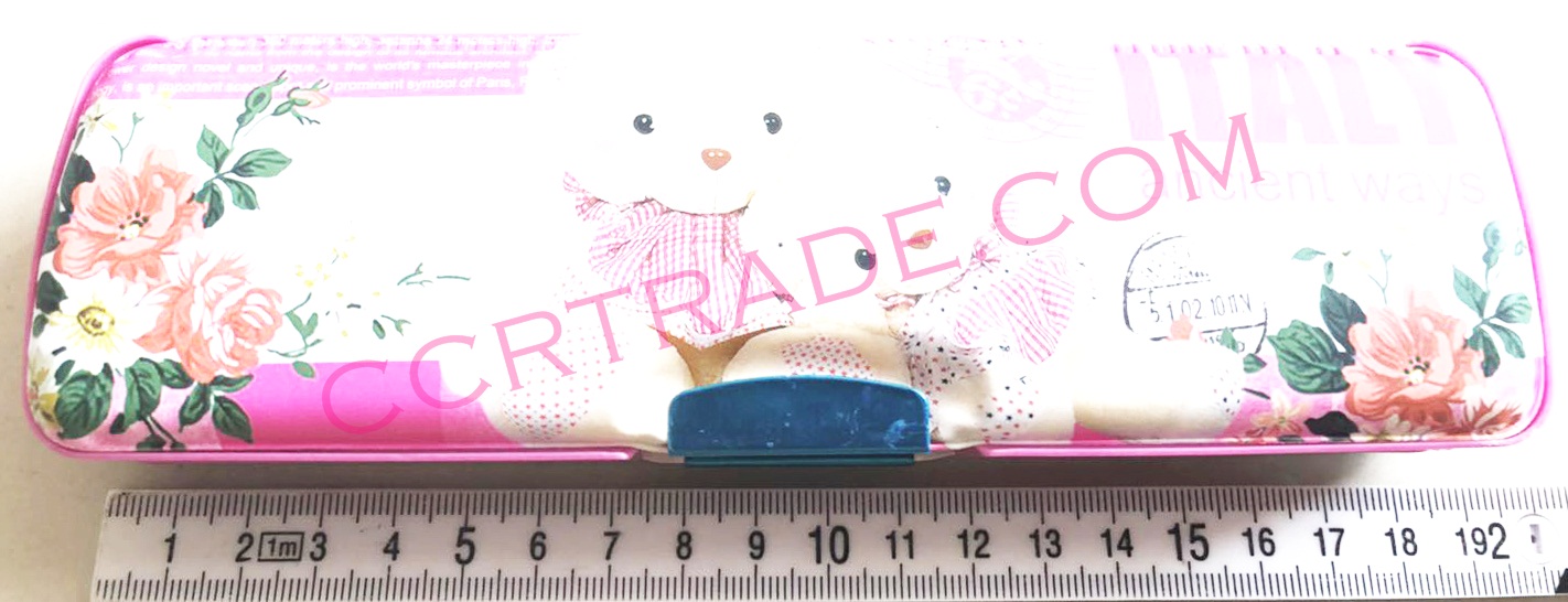 กล่องดินสอแม่เหล็กการ์ตูน 2 หน้า 19.5 ซม.