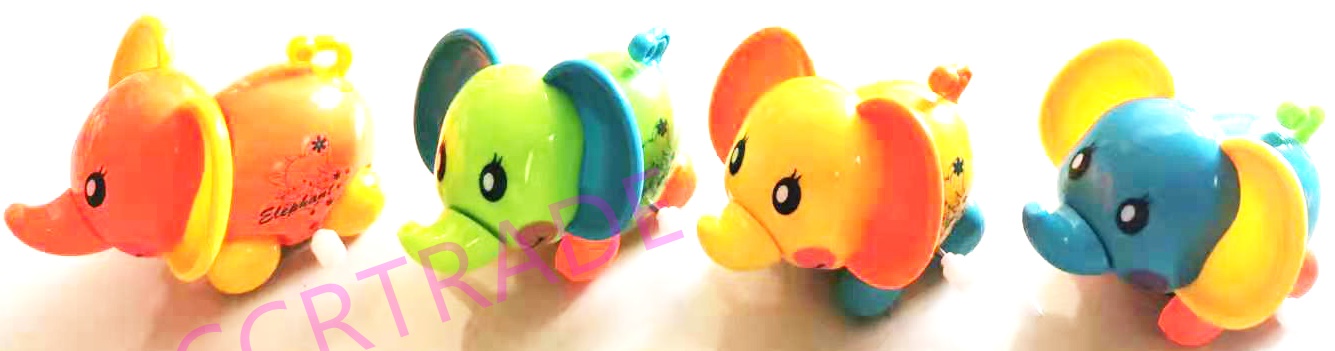 ช้างสีสดไขลานถาด 8x9 ซม.(งานห้าง)