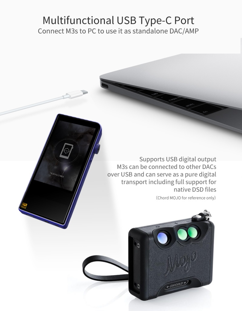 ขาย SHANLING M3S Dap ระดับ Hi-Res รองรับ Lossless , Native DSD และ Bluetooth 4.1