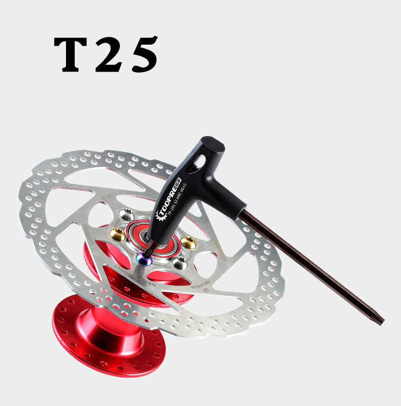 ประแจดาว 6 แฉก T25 สำหรับขันจานดิสจักรยาน ยี่ห้อ TOOPRE