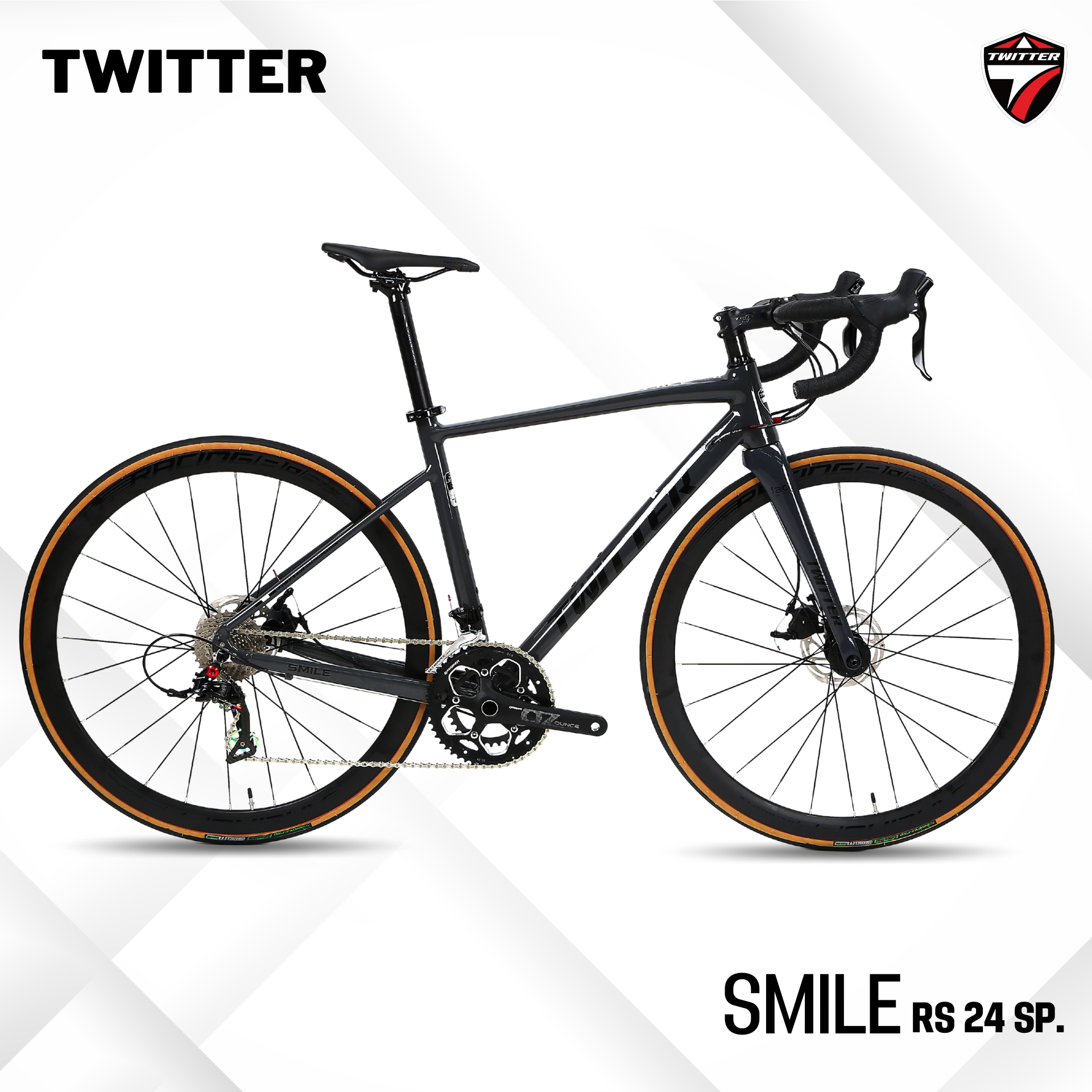 จักรยานเสือหมอบ อลูเบา TWITER รุ่น SMILE SHIMANO CLARIS(2023)/RS24SPD