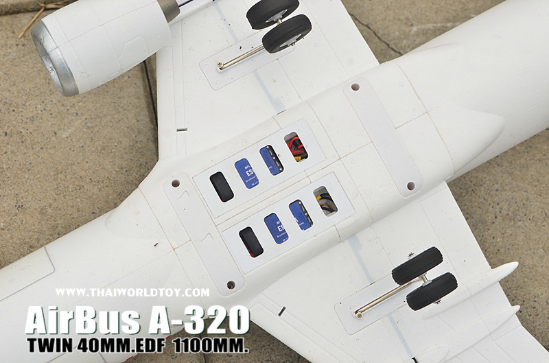 AirBus A-320ฺ EDF JET (PNP) 40MM. TWIN 1100MM.