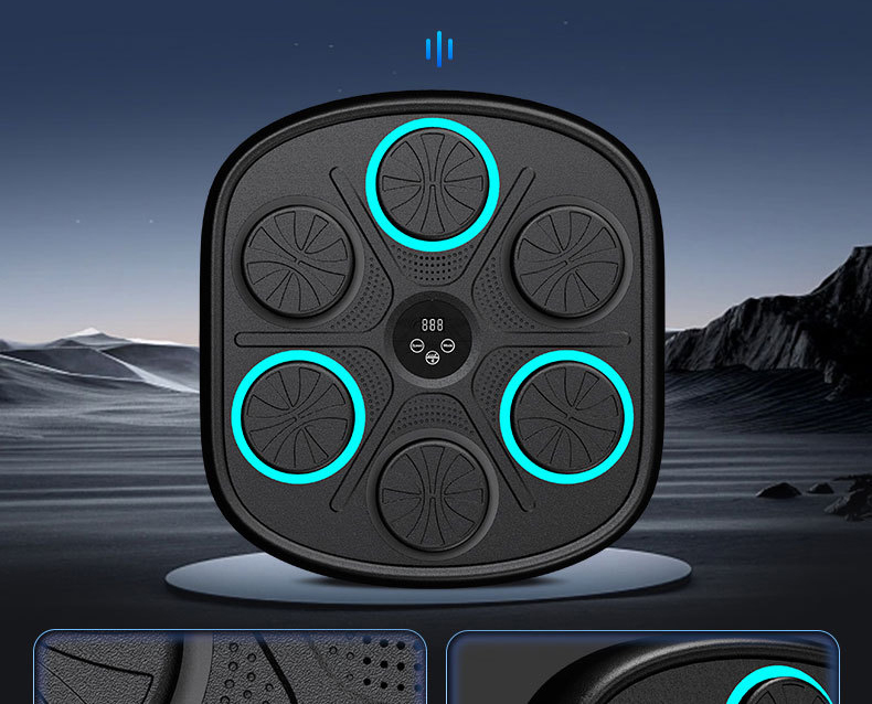 แท่นซ้อมมวย ติดผนัง มีโปรแกรมนับจำนวน พร้อมถุงมือ สสินค้าพร้อมส่งในไทย