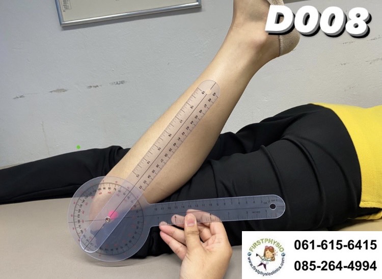 ไม้บรรทัดวัดมุมทางการแพทย์พลาสติก 360 องศา โกนิโอมิเตอร์ ขนาด 12 นิ้ว Goniometer