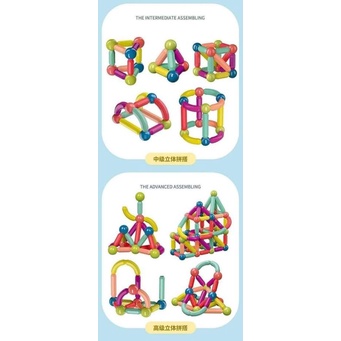 ตัวต่อแม่เหล็ก DIY ตัวต่อ 42 ชิ้น ♥️ค่าส่งถูก♥️ส่งไว พร้อมส่งจาก กทม ‼️