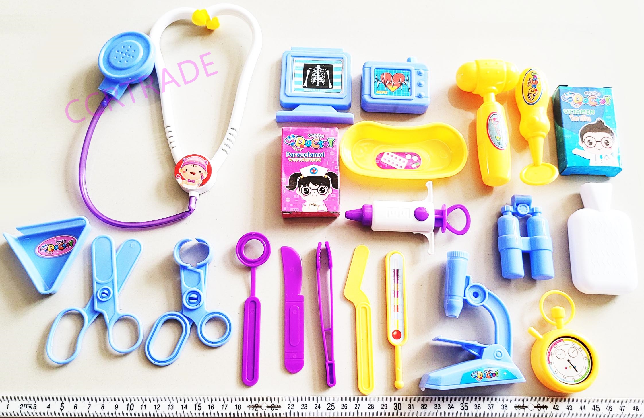 เซ็ทคุณหมอโทนี่ 21 ชิ้นกระเป๋าหิ้ว 15x18.5 ซม.(1x3)