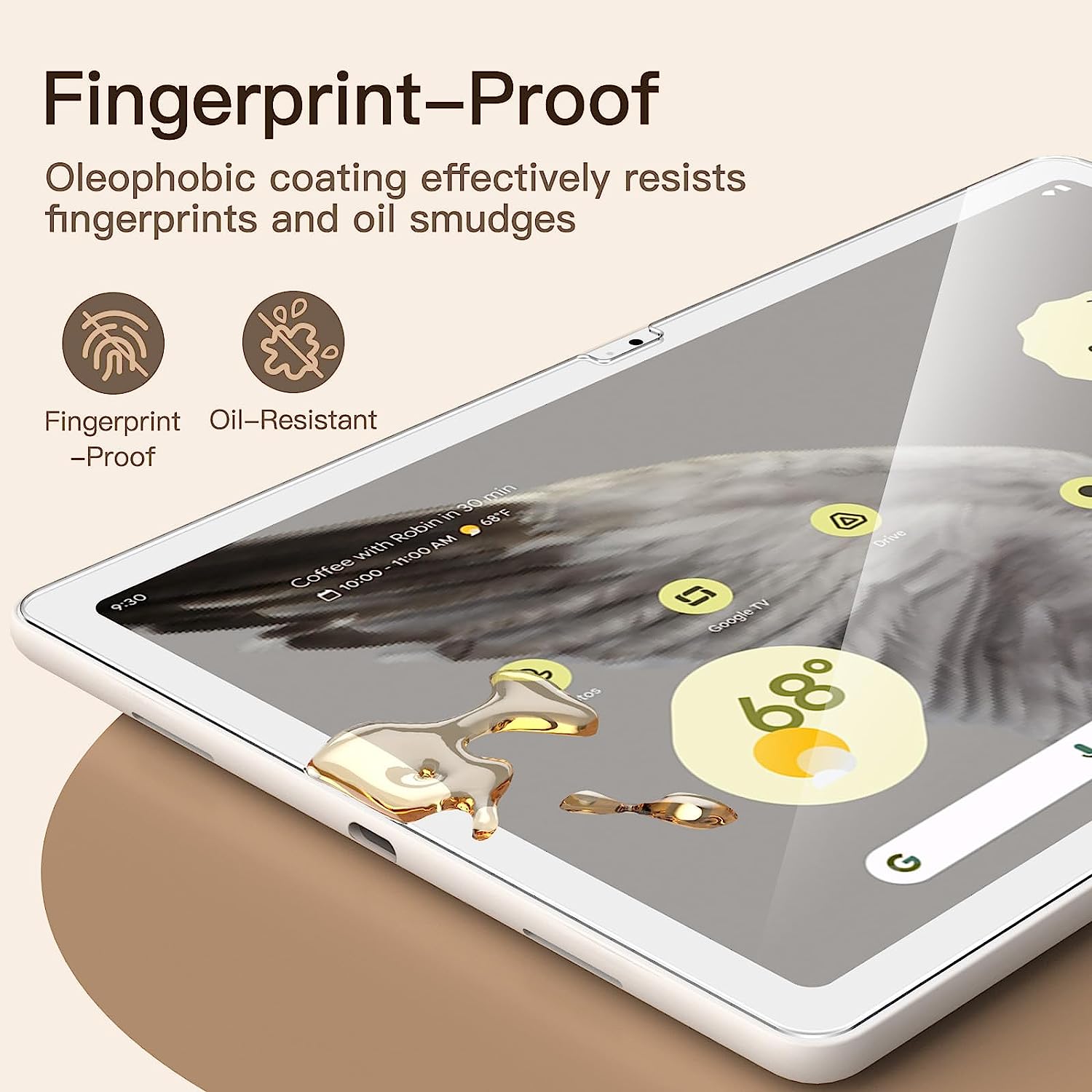 JETech Screen Protector for Google Pixel Tablet (11-Inch, 2023 Model)