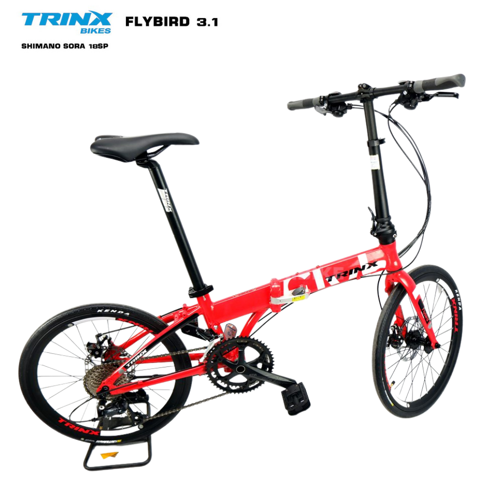 ส่งฟรี จักรยานพับได้ TRINX FLYBIRD 3.1 ล้อ 20(451) นิ้ว เกียร์ SHIMANO SORA 18 สปีด