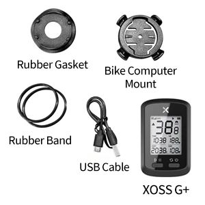 ไมล์วัดความเร็วจักรยานแบบ GPS ยี่ห้อ XOSS G+ ชาร์จ USB มีไฟกลางคืน