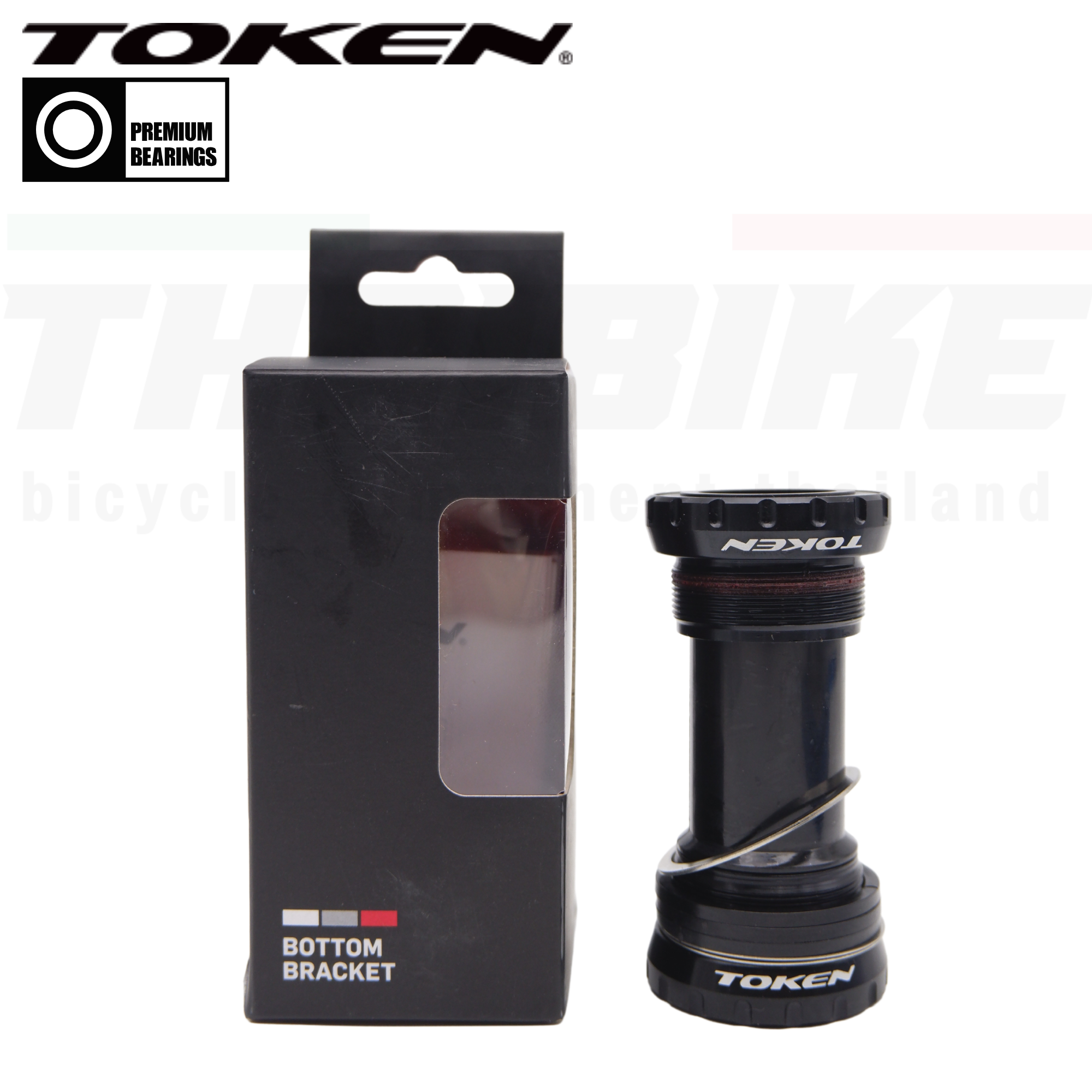 กะโหลกกลวงจักรยานแบบเกลียว TOKEN TK877 เกลียวอังกฤษ(EX) เกลียวอิตาลี(ITA)