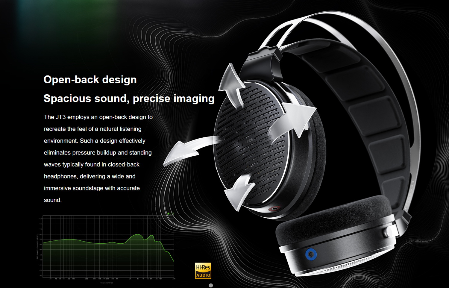 <PreOrder> FiiO JadeAudio JT3 หูฟัง Headphone คุณภาพสูงระดับ High-Fidelity ดีไซน์เปิดหลัง ประกันศูนย์ไทย