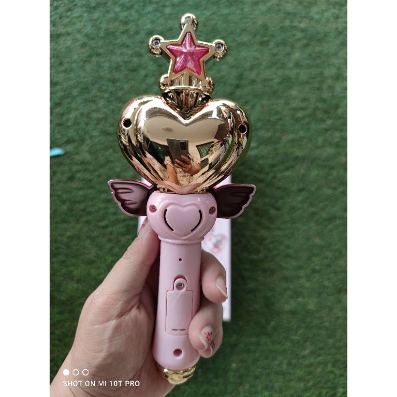 คฑาเซเลอร์มูน🎵 มีเสียง มีไฟ🔥 คฑาเจ้าหญิง 🎠 แถมถ่านฟรี🎠ส่งไวมากค่า ส่งจากไทย