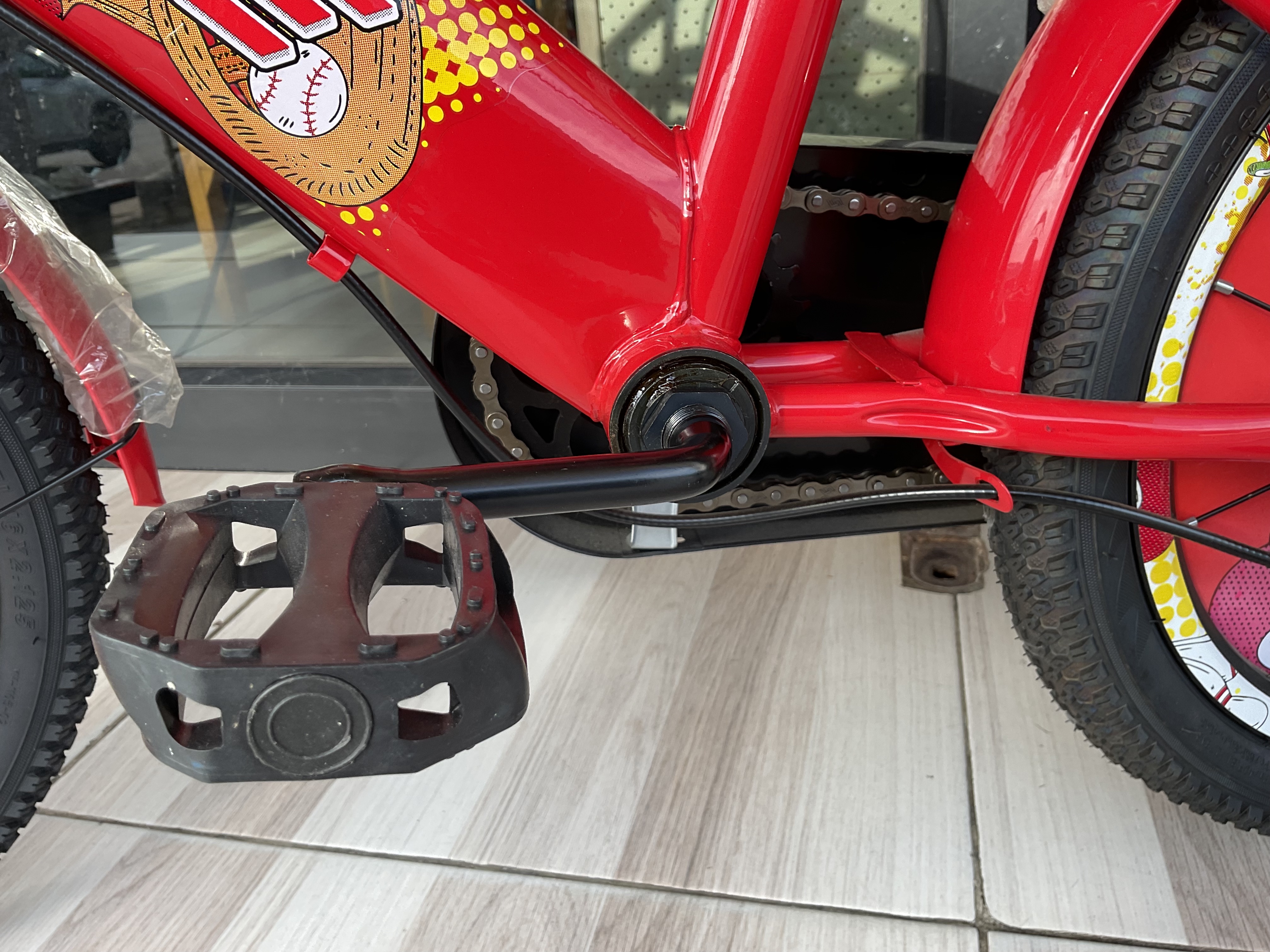 จักรยานเด็ก 16 นิ้ว CFBike สีแดง