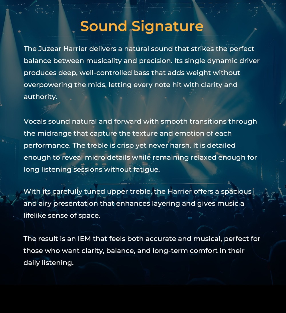 <PreOrder> JUZEAR Harrier หูฟัง IEMs Hybrid 9 ไดรเวอร์ 1DD+6BA+2 Micro Planar รุ่นแรกของโลกที่ ปรับจูนด้วย Squiglink ประกันศูนย์ไทย