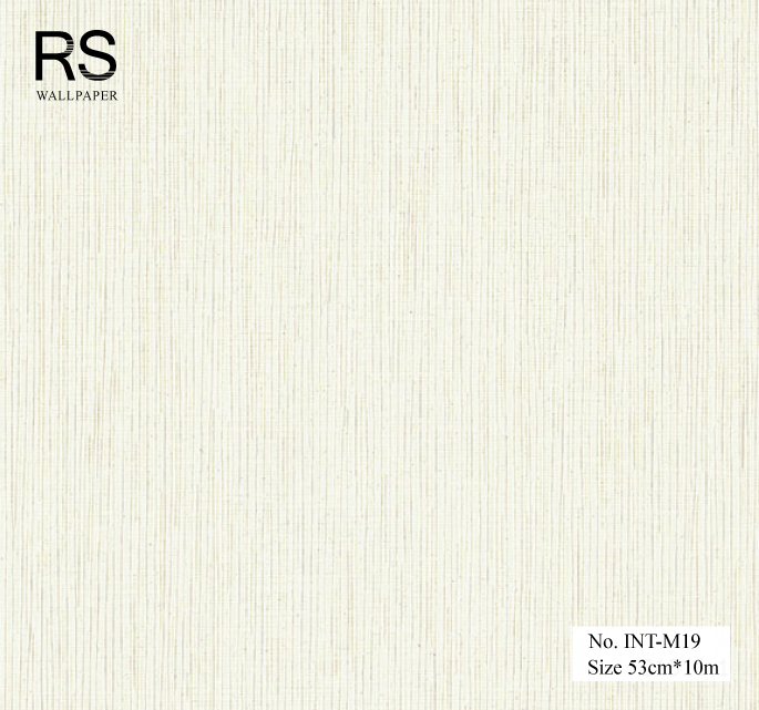 วอลเปเปอร์ มีเทกเจอร์สีครีม No.INT-M19