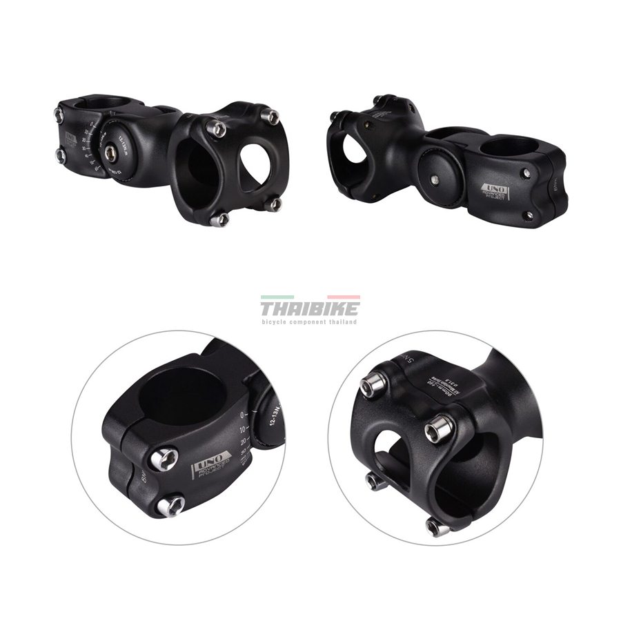 สเต็มจักรยานปรับระดับ UNO 25.4 31.8 Riser 0-60 Degree Mountain