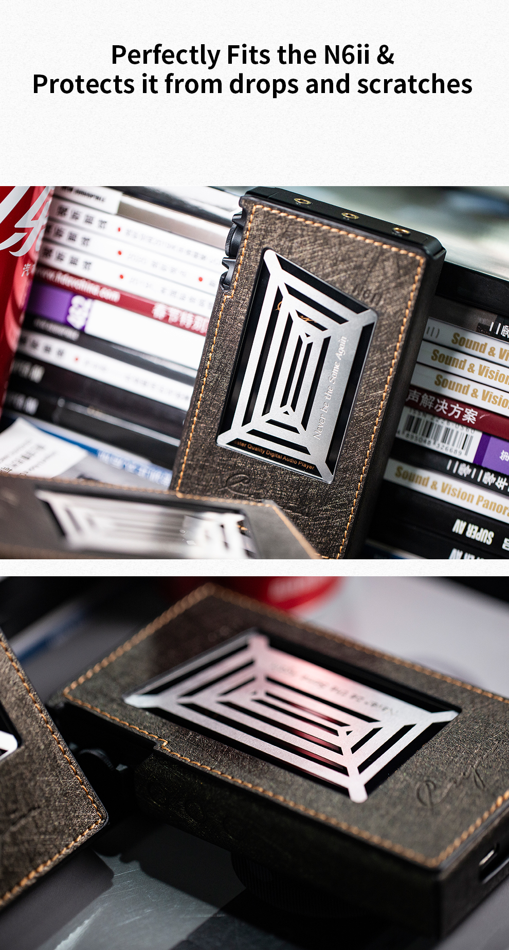 ขาย N6II Leather Case เคสหนังสำหรับ Cayin N6ii รุ่นใหม่ (เคสหนัง)