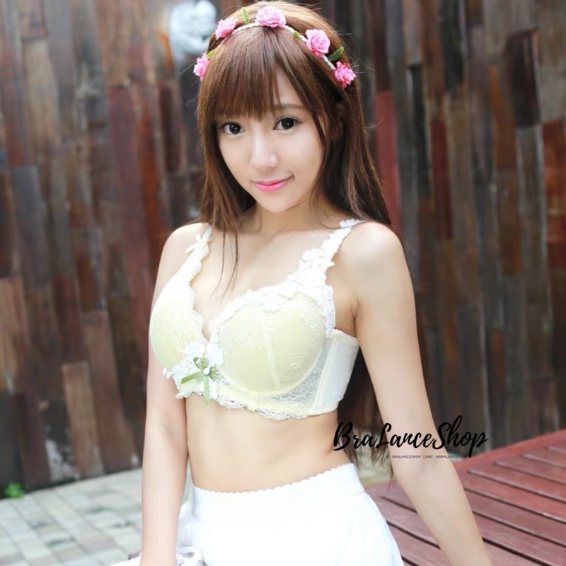 BLS✿BN01 Setบรา+กกน. ชุดชั้นในลูกไม้สไตล์ญี่ปุ่น