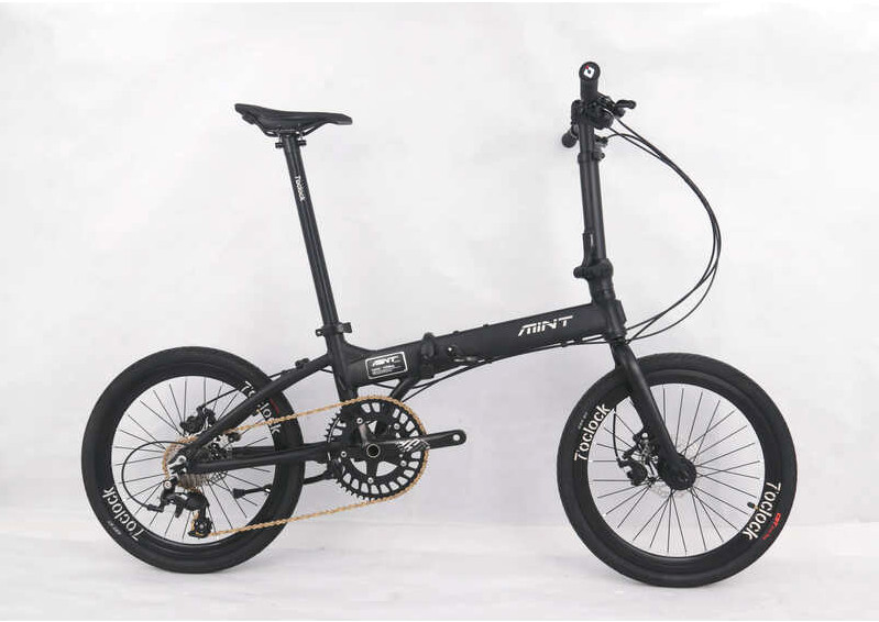 MINT : T9-20" จักรยานพับได้ เฟรมอลูมิเนียม 9 สปีด ดิสเบรก เบาเพียง 10.9 กก