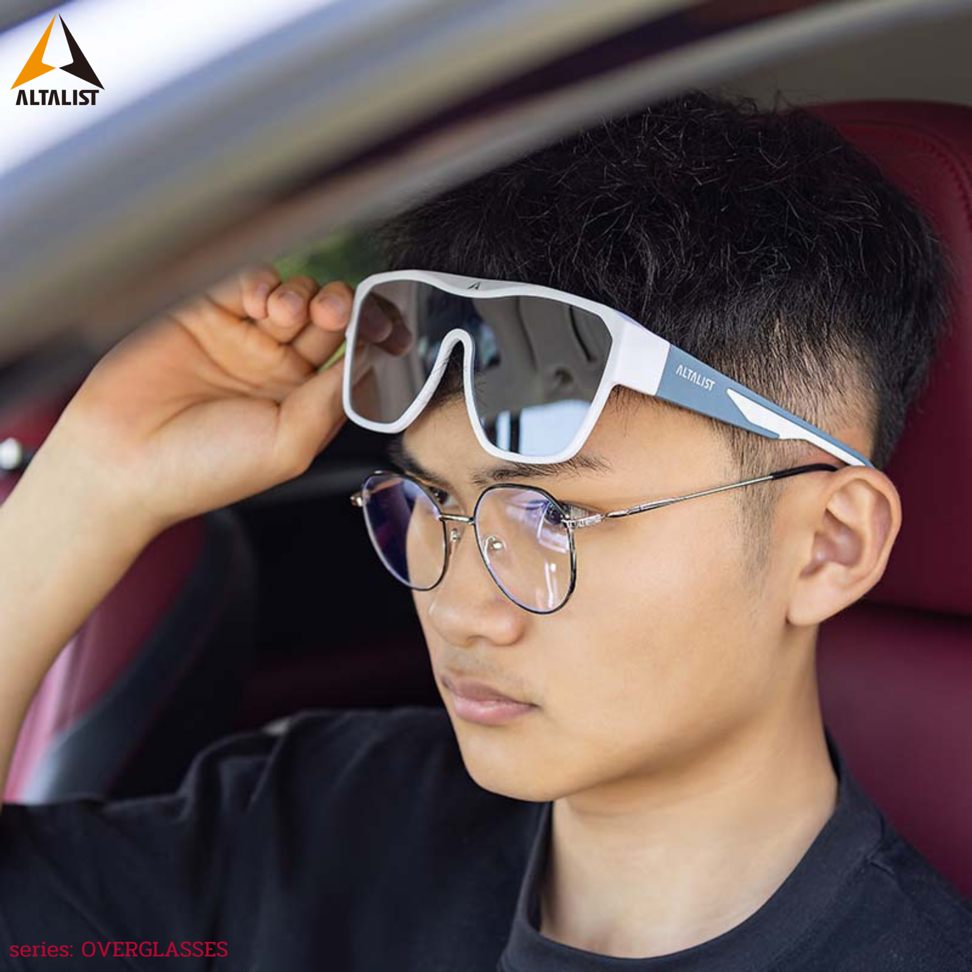 แว่นตากันแดดแบบสวมทับแว่นสายตา งานญี่ปุ่น ALTALIST series: OVERGLASSES แว่นจักรยาน แว่นขับรถ
