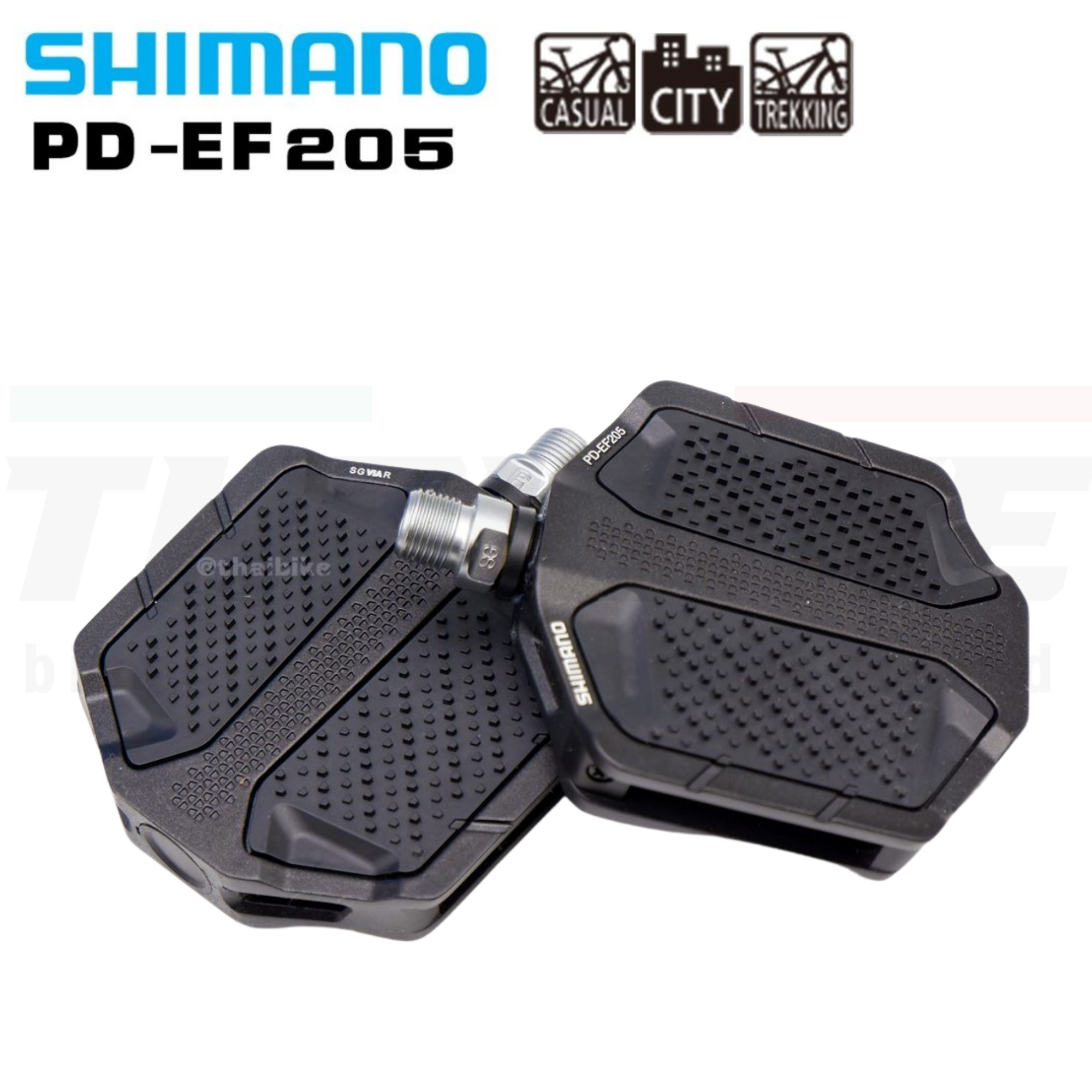 บันไดจักรยานเสืออหมอบเสือภูเขา SHIMANO แบบ FLAT รุ่น EF205