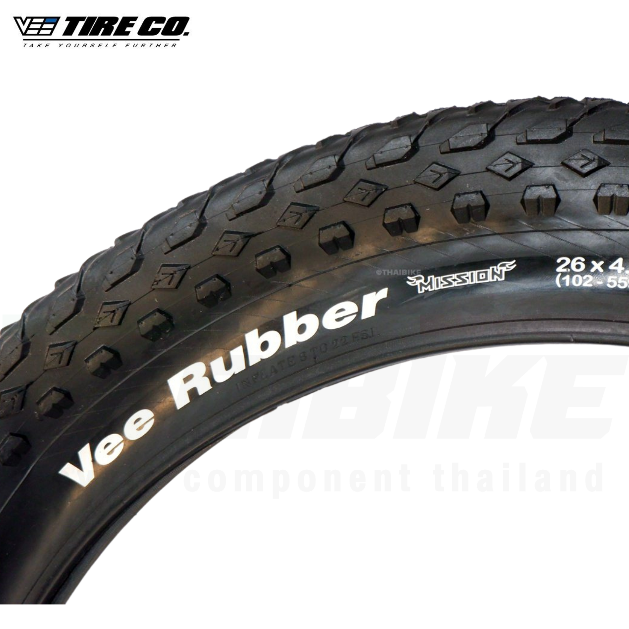 ยางจักรยาน FATBIKE VEE TIRE CO ยางล้อโต ยางนอก ยางใน 26X4.0 26X4.5 26X4.7