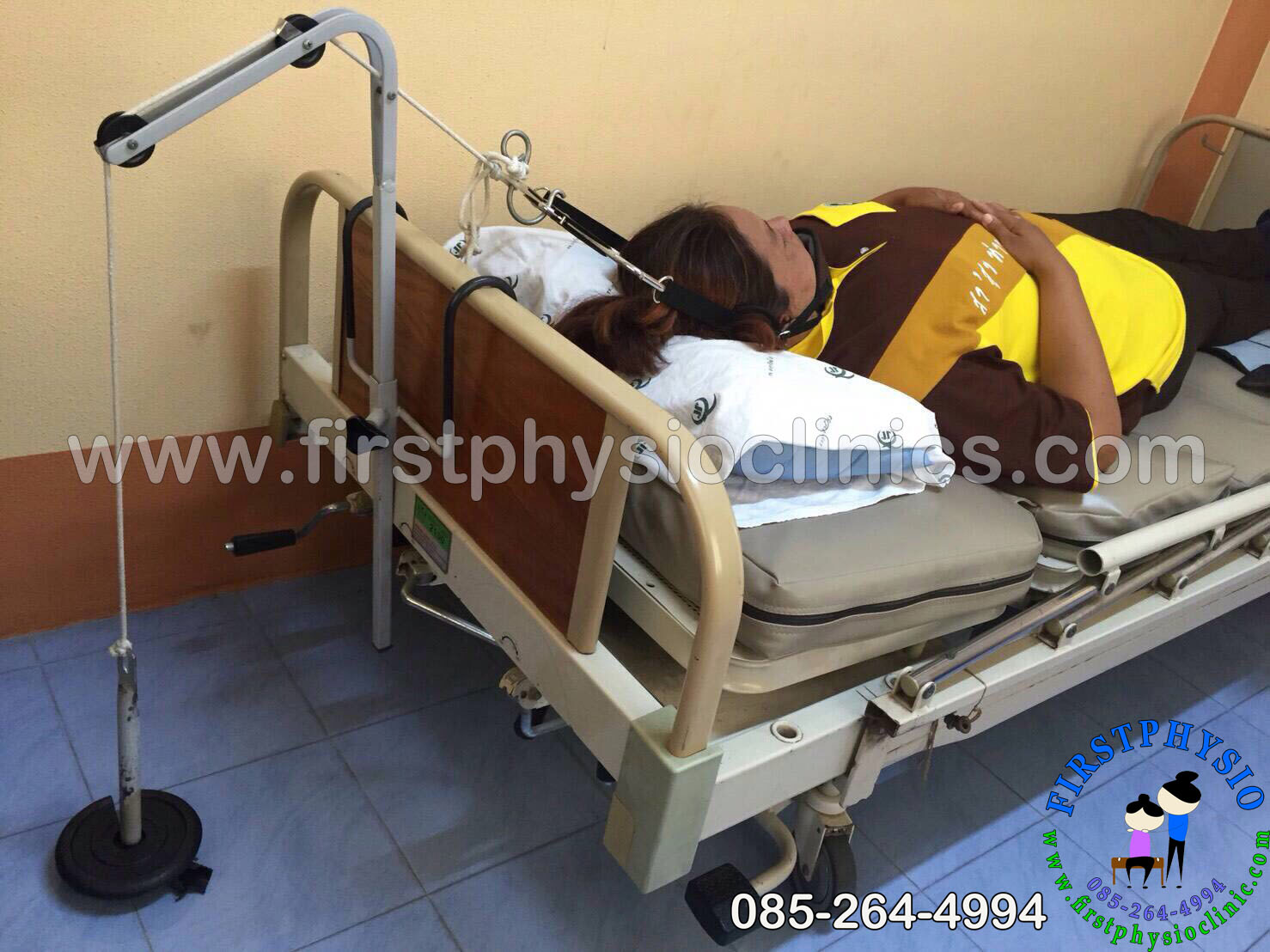 รอกปลายเตียง/รอกดึงหลังปลายเตียง/รอกแขวนขอบเตียง/รอกถ่วงน้ำหนักปลายเตียง/ Pulley Bed/รอกถ่วงน้ำหนักคอ/รอกถ่วงน้ำหนักหลัง