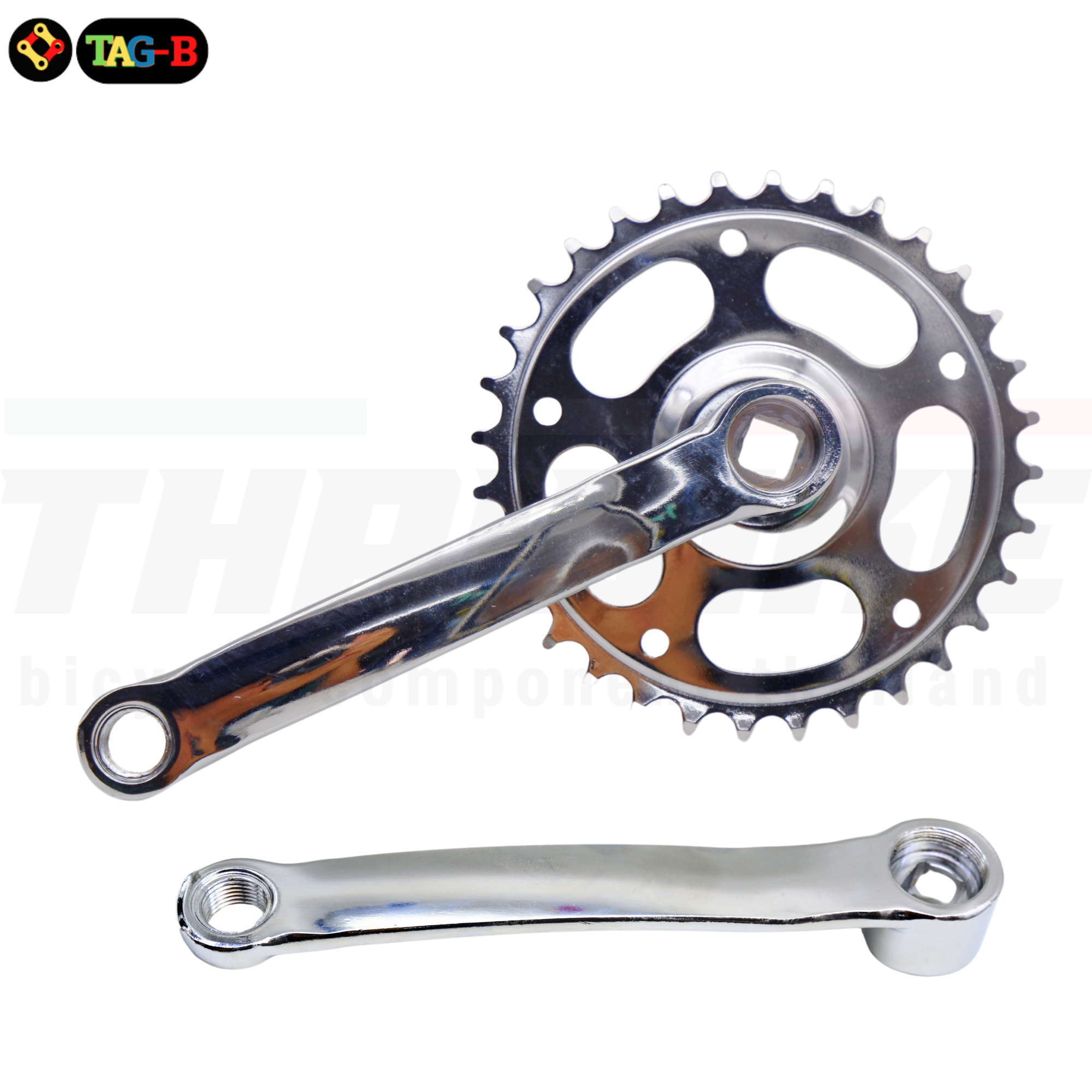 ชุดขาจานจักรยานกะโหลกเหลี่ยม TAG-B สำหรับจักรยานเด็ก ขนาด 20/24 นิ้ว"