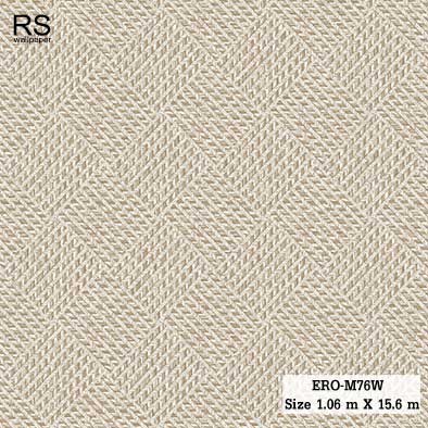 วอลเปเปอร์ ลายผ้าสาน สีน้ำตาลทอง ERO-M76W