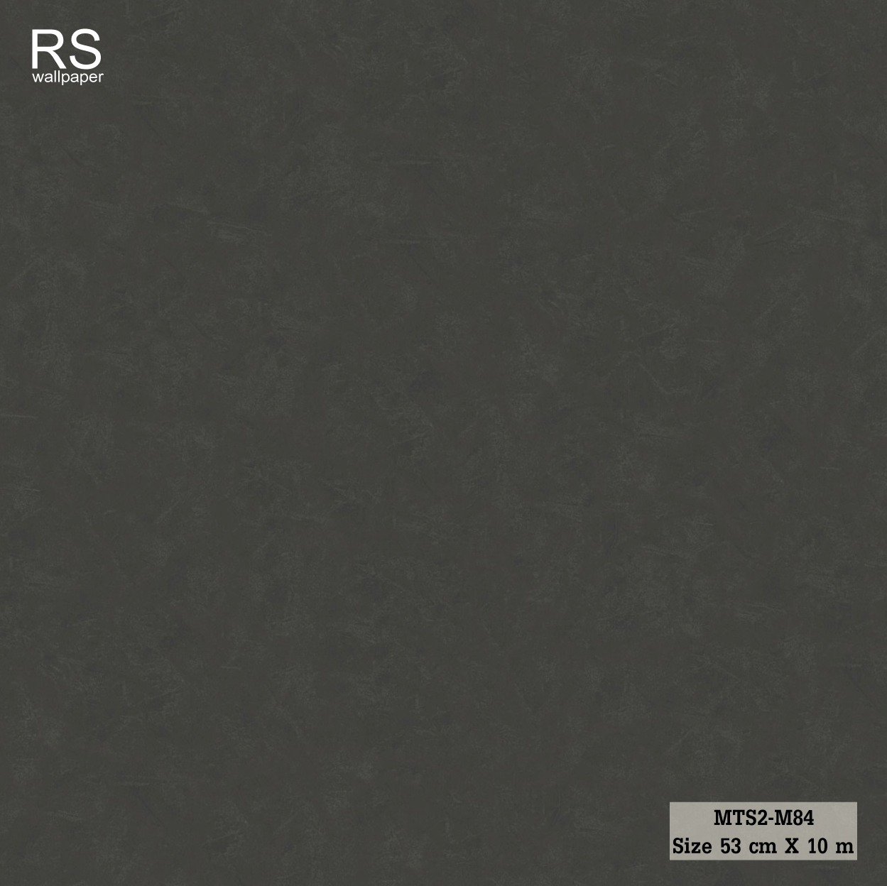 วอลเปเปอร์ ลายปูนเปลือยสีดำ MTS2-M84