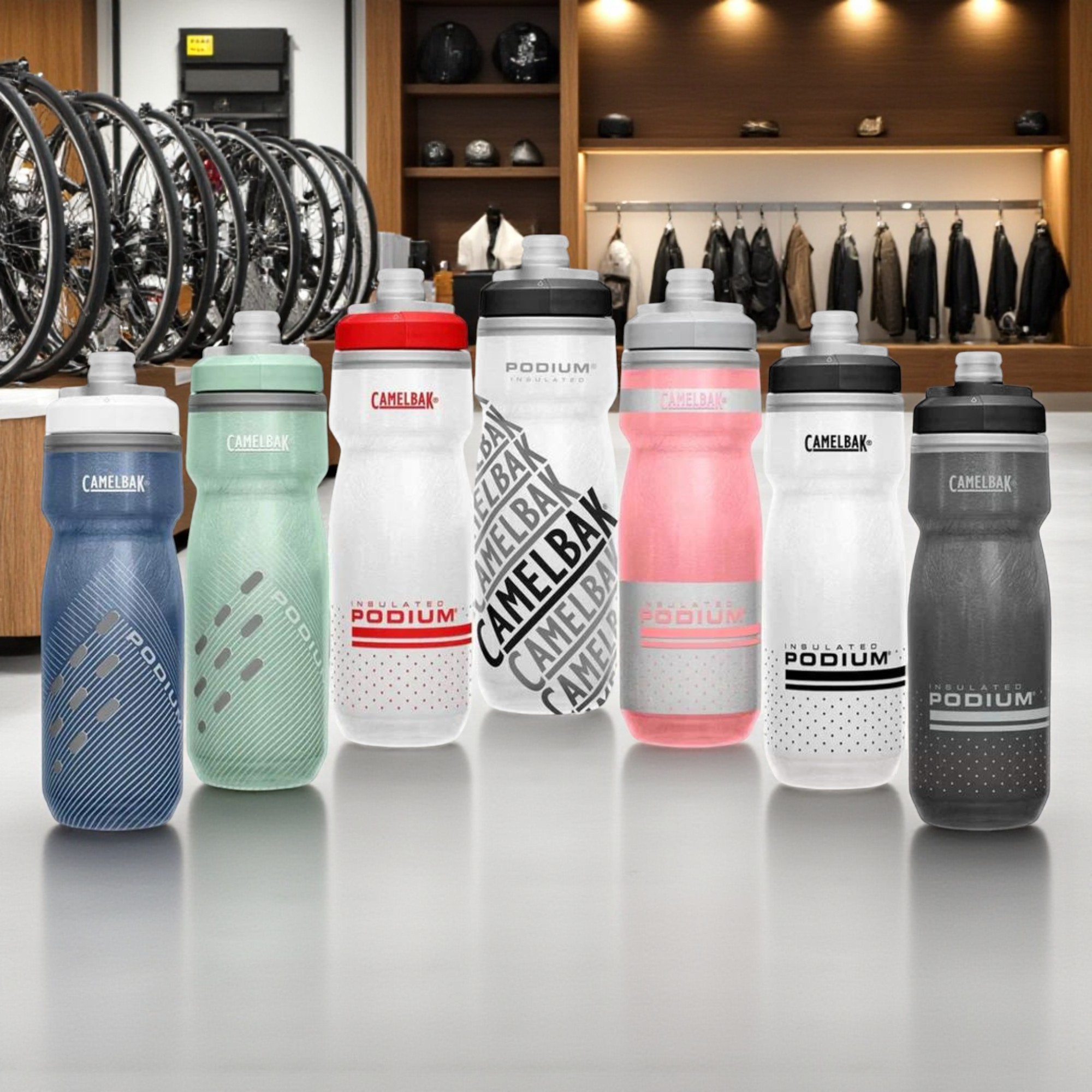ขวดน้ำปั่นจักรยานเก็บความเย็น CAMELBAK PODIUM CHILL 21OZ/24OZ/25OZ