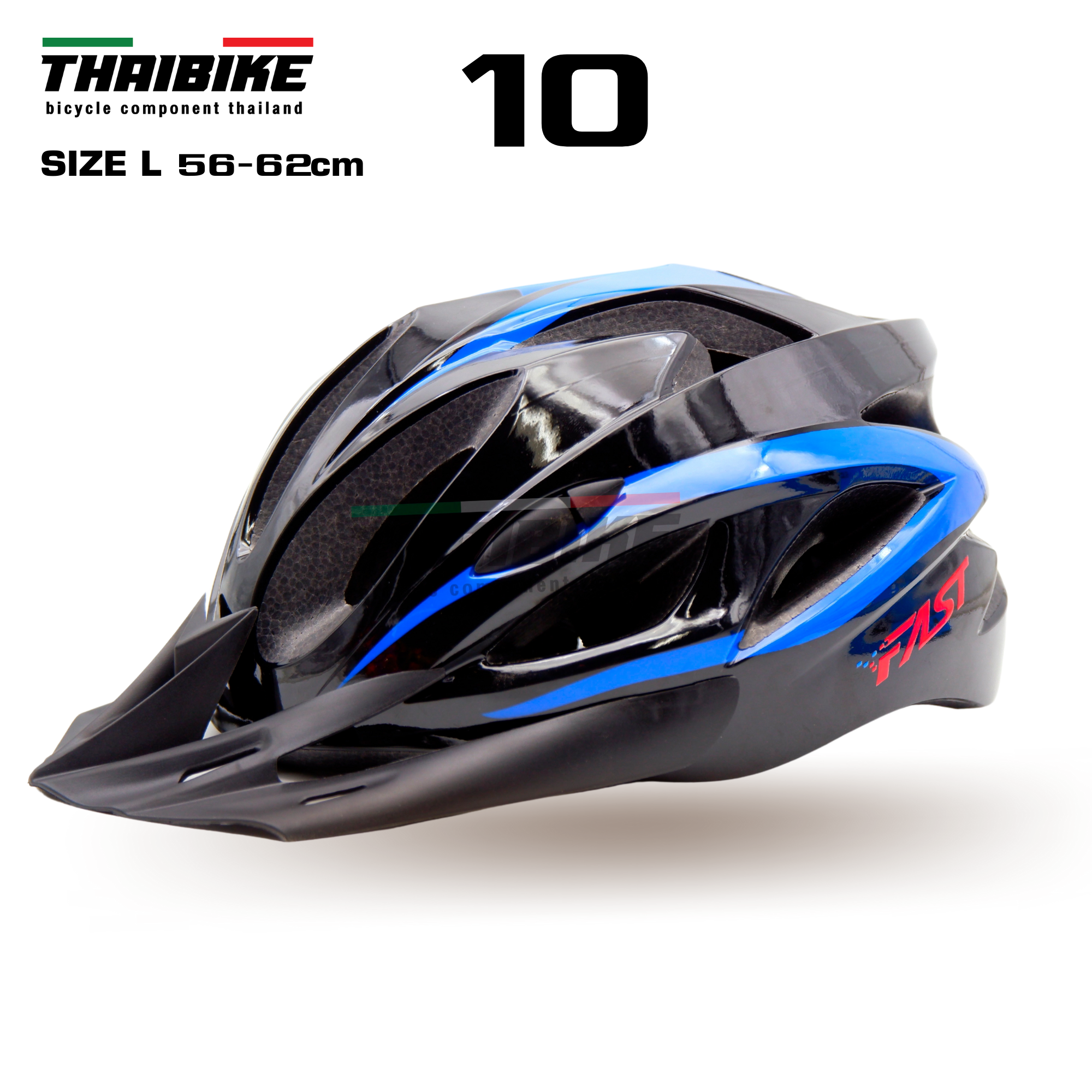 หมวกกันน็อคจักรยานเสือหมอบ เสือภูเขา NEW FAST งานอินโมล มีกันแดด งานดี