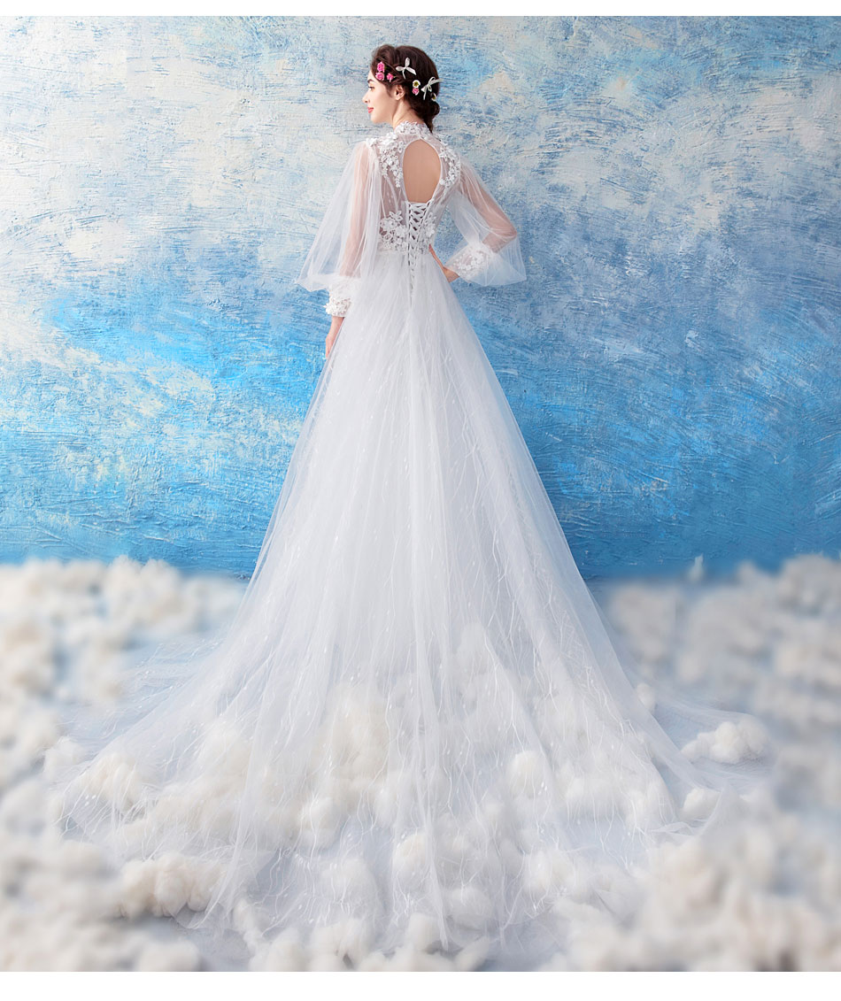 DL081 **พรีออเดอร์** ชุดออกงานสีขาว ชุดแต่งงาน ชุดราตรี เดรสยาวออกงาน (Night party dresses) ชุดไปงานแต่งงานสวยๆ "ธีมสีขาว"