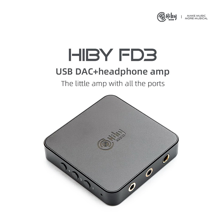 HiBy FD3 USB DAC/AMP พกพา สำหรับคอมพิวเตอร์ สมาร์ทโฟน อื่นๆ ประกันศูนย์ไทย