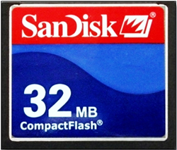 Sandisk CF Card 32Mb 20X