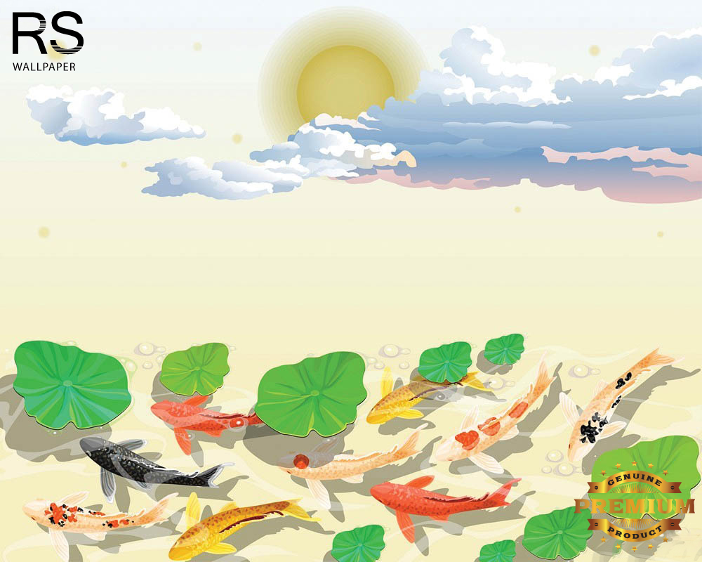 วอลเปเปอร์ ภาพฮวงจุ้ย ปลาคราฟ J-PREMIUM(สั่งผลิต)