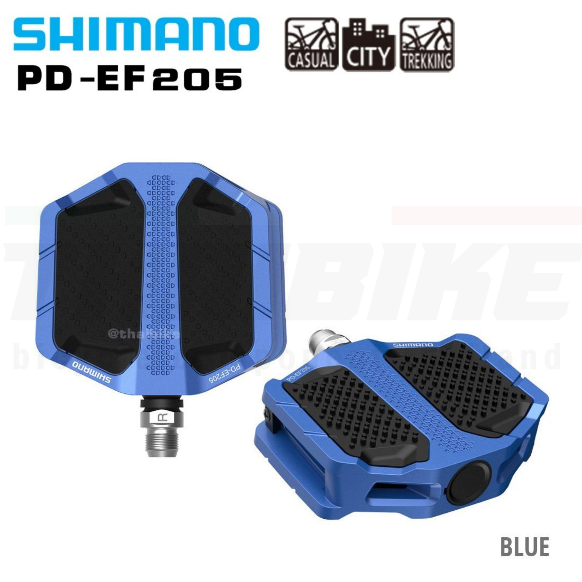 บันไดจักรยานเสืออหมอบเสือภูเขา SHIMANO แบบ FLAT รุ่น EF205