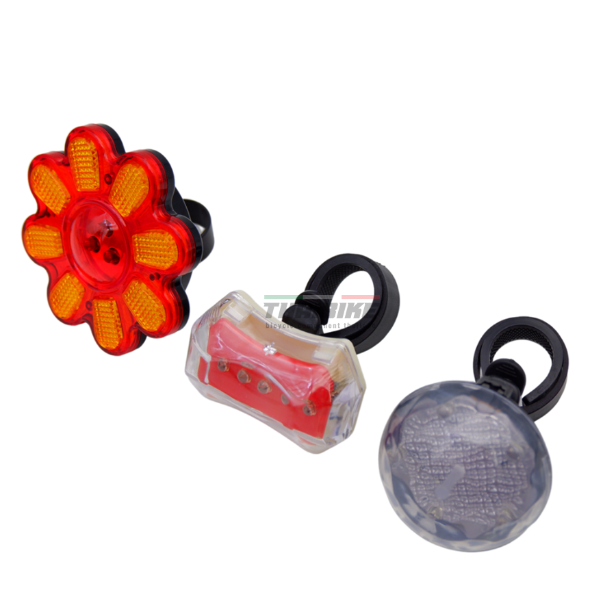 ไฟหน้าจักรยาน ไฟท้ายติดจักรยานแบบใช้ถ่าน