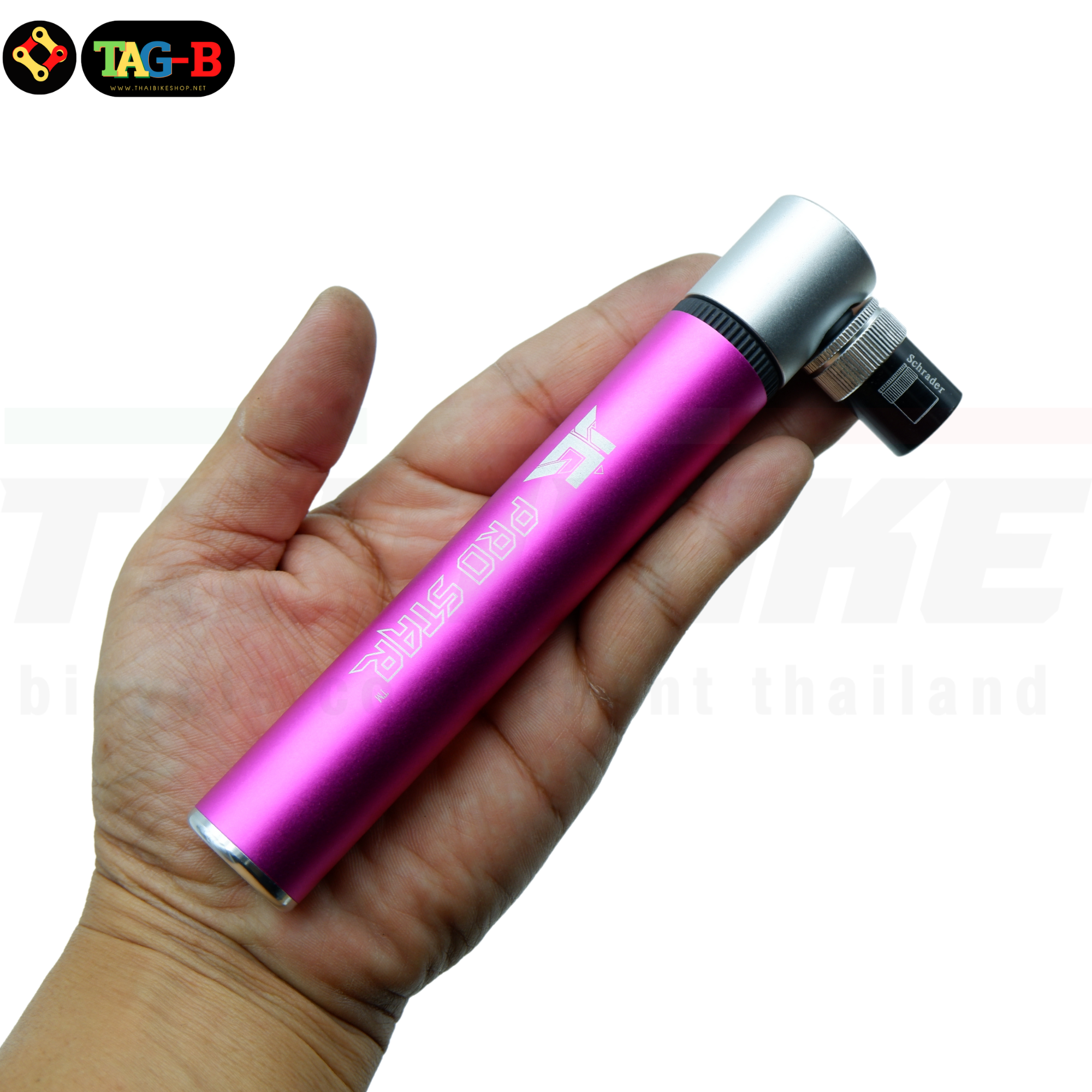 สูบจักรยานแบบพกพาวัสดุ CNC ยี่ห้อ PROSTAR รุ่น JG-1016 JG-1029