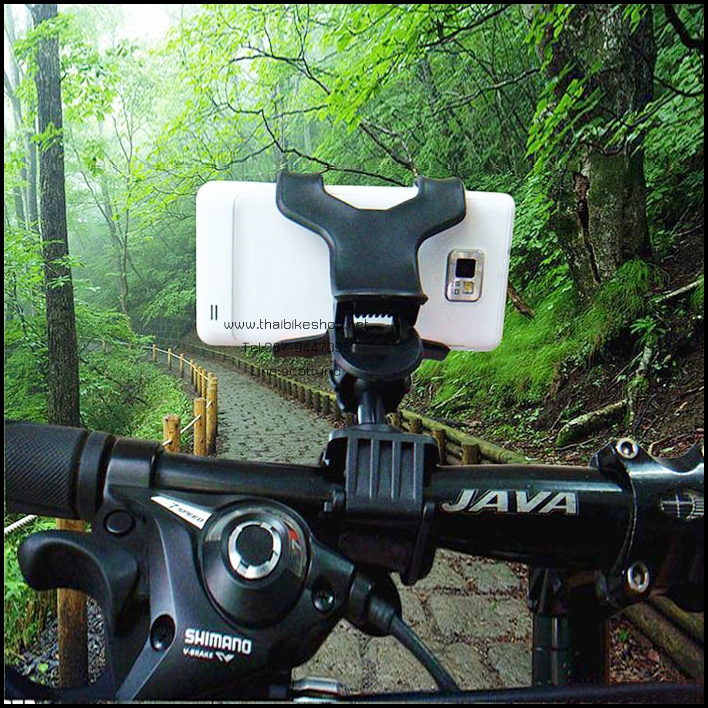 ขาจับมือถือ 02 ติดจักรยาน ใช้ได้กับมือถือจนถึงขนาด 5 นิ้ว