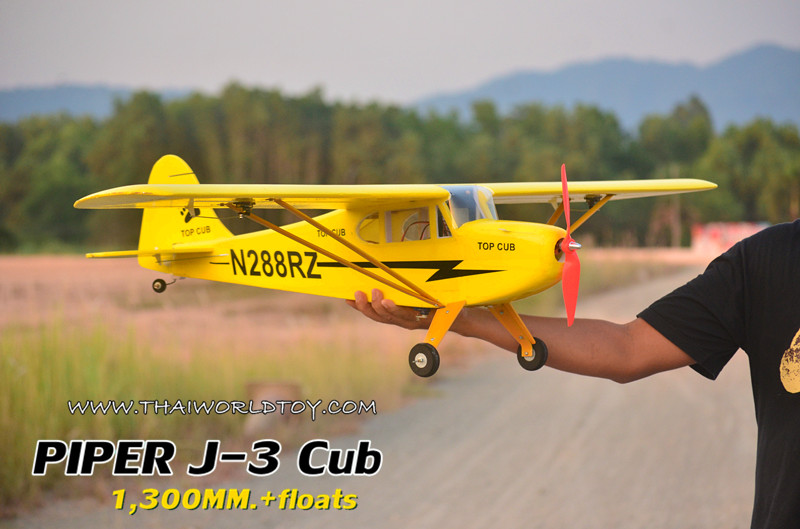 PIPER J-3CUB SEAPLANE +FLOAT 1,300MM. (PNP)
