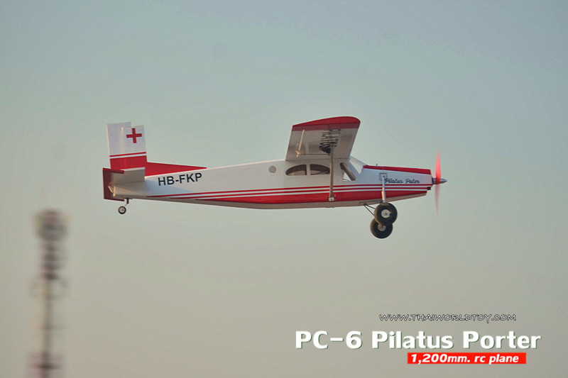 Pilatus Pc-6 Porter 1,200mm.(PNP) เครื่องบินบังคับ