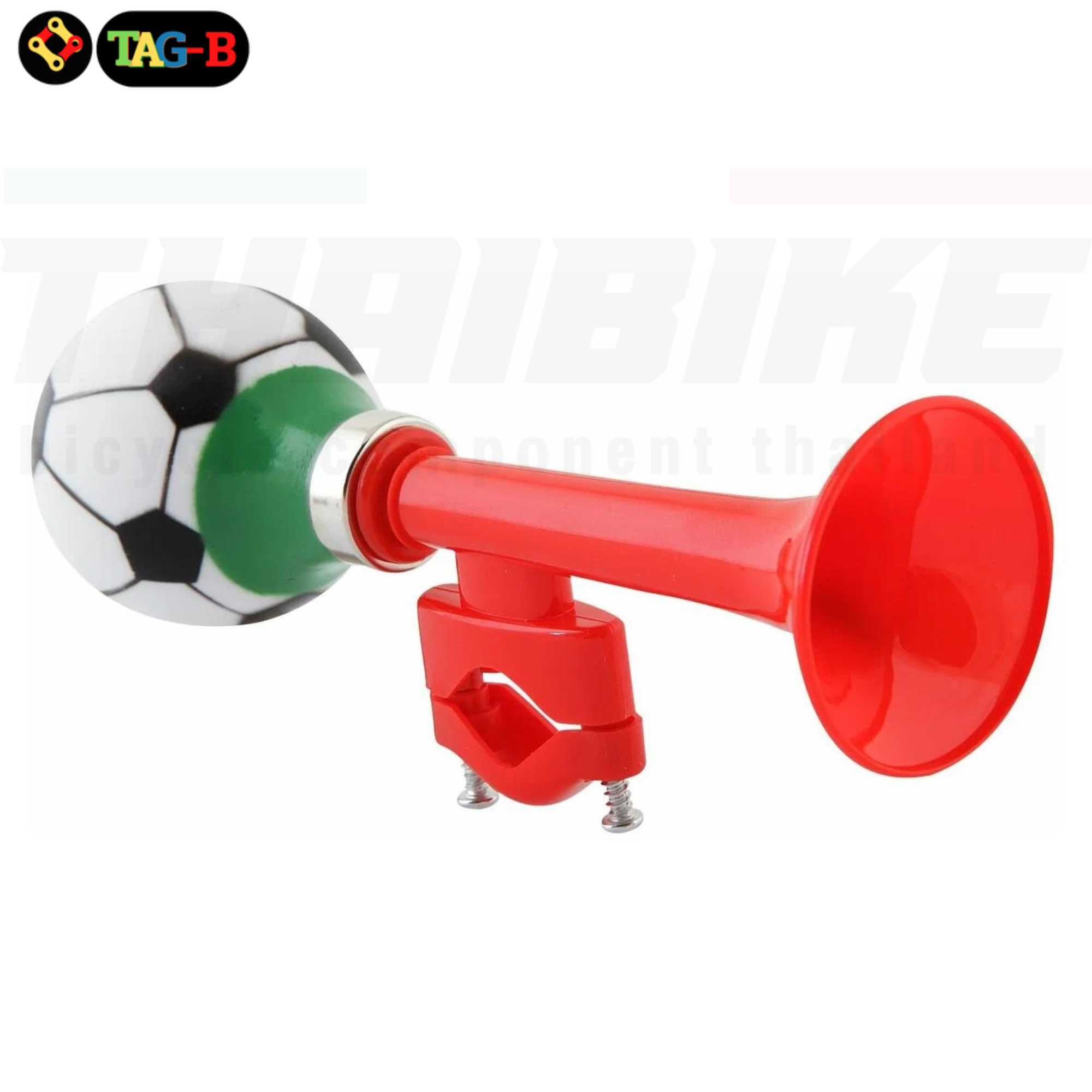 แตรลมติดรถจักรยานเด็ก พลากติก เสียงดัง โทนเสียงแหลมสูง แตรแม่ค้า แตรจักรยาน แตรบีบ แตรลมมือบีบ แตรลมจักรยาน