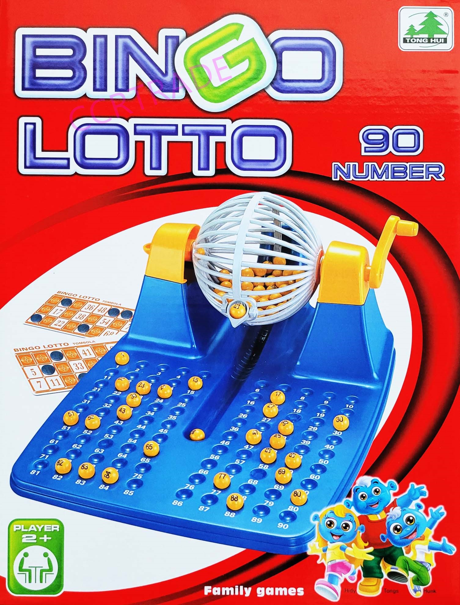 เกมส์บิงโก 90 เลข+การ์ดกล่องจัมโบ้ 31 ซม.(1x3)